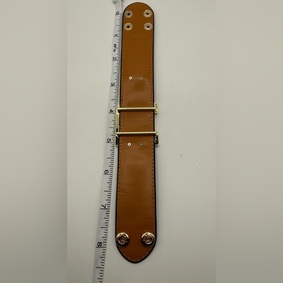 Floral black pink Patterned monogram canvas Silvertone luxury bracelet NEW - Picture 7 of 12